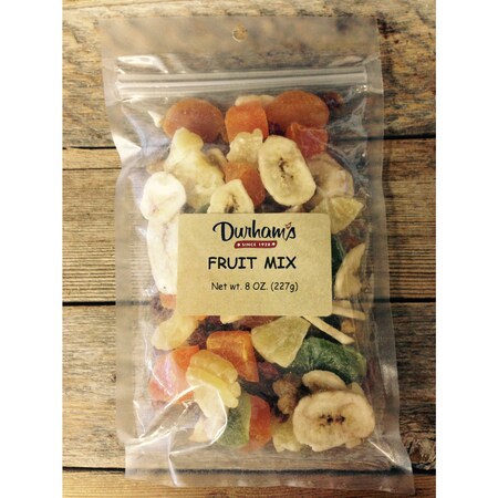 Durhams Dried Fruit Snack Mix 8 oz Bagged 7304259111